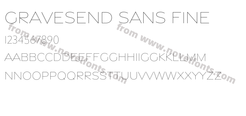 Gravesend Sans FinePreview