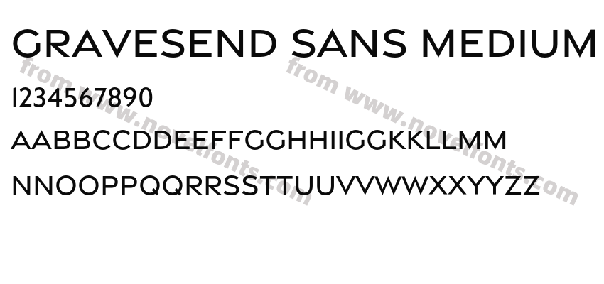 Gravesend Sans MediumPreview