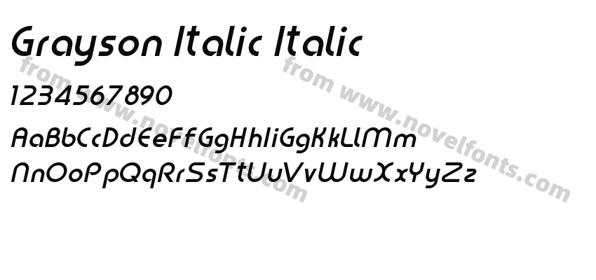 Grayson Italic ItalicPreview