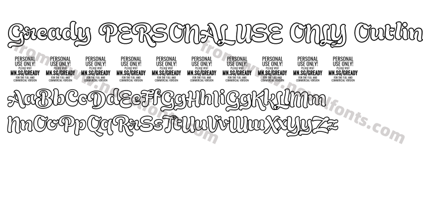 Gready PERSONAL USE ONLY OutlinePreview