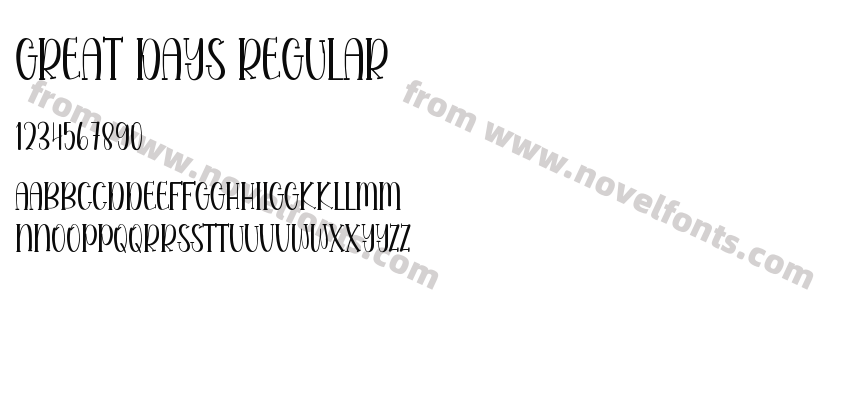 Great Days RegularPreview