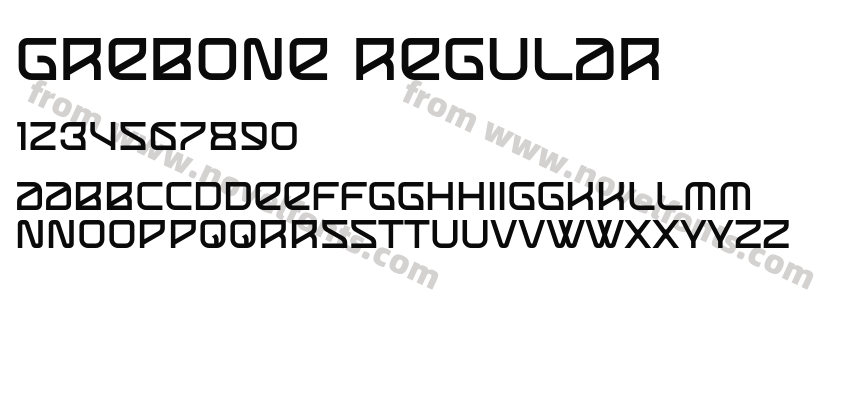 Grebone RegularPreview
