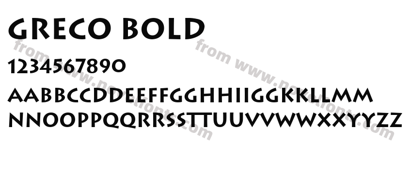 Greco BoldPreview