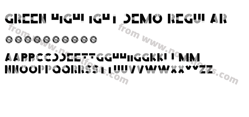 Green Highlight Demo RegularPreview