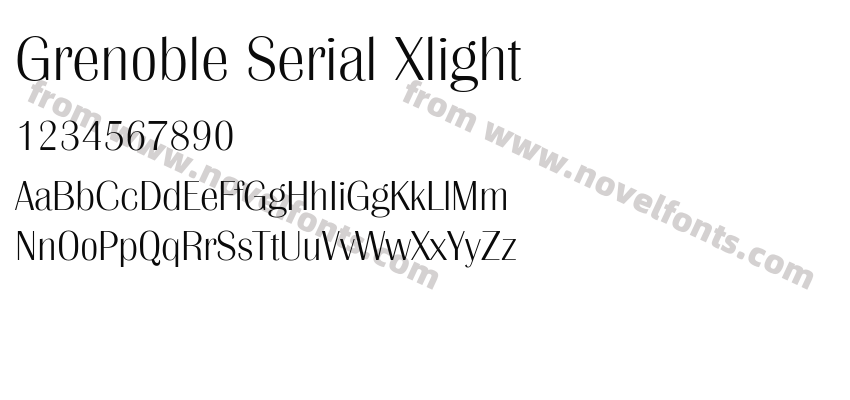 Grenoble Serial XlightPreview