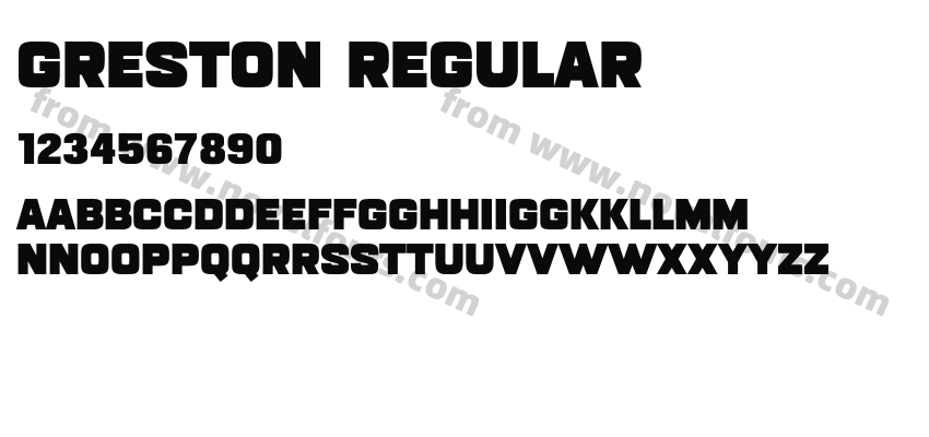 Greston RegularPreview