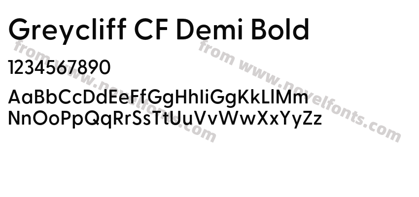 Greycliff CF Demi BoldPreview