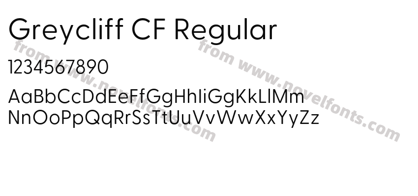 Greycliff CF RegularPreview