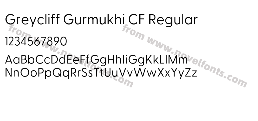 Greycliff Gurmukhi CF RegularPreview