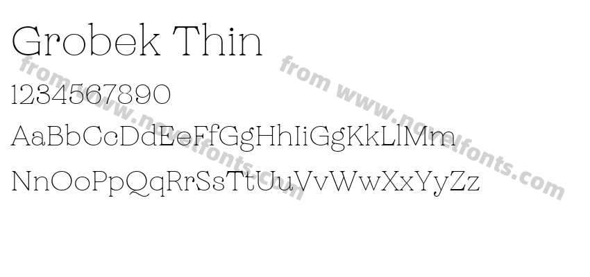 Grobek ThinPreview