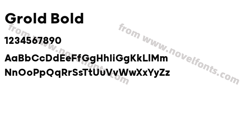 Grold BoldPreview