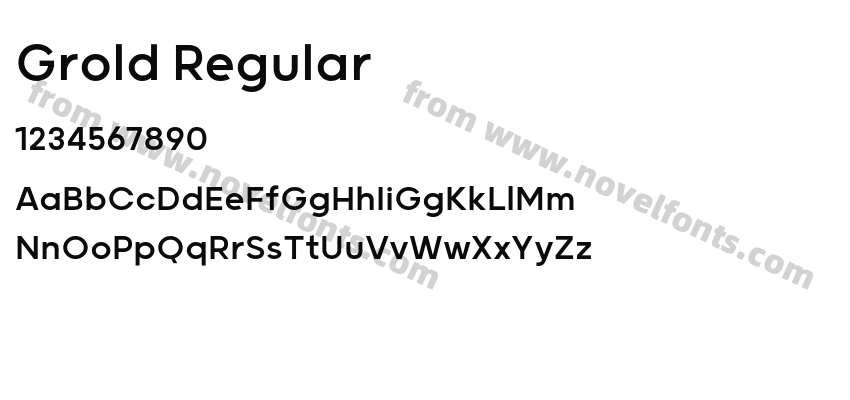 Grold RegularPreview