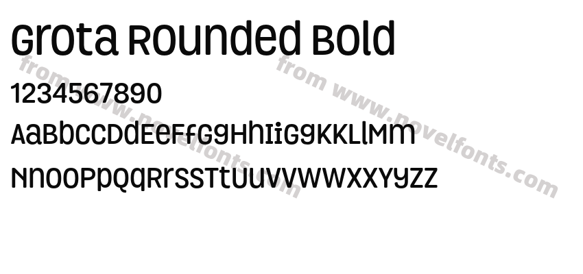 Grota Rounded BoldPreview