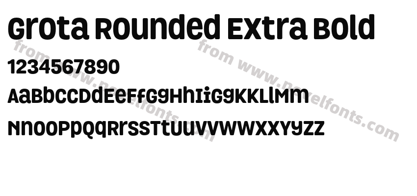 Grota Rounded Extra BoldPreview