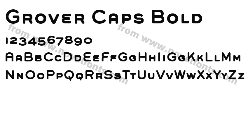 Grover Caps BoldPreview