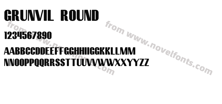 Grunvil RoundPreview