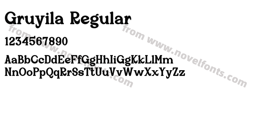 Gruyila RegularPreview