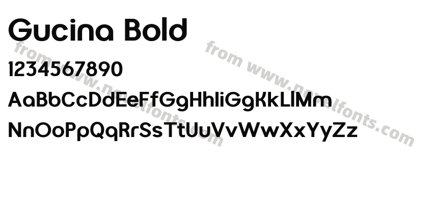 Gucina BoldPreview