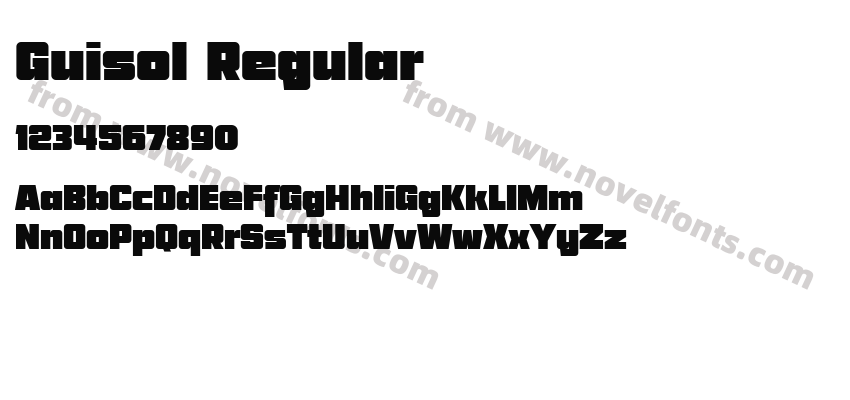 Guisol RegularPreview