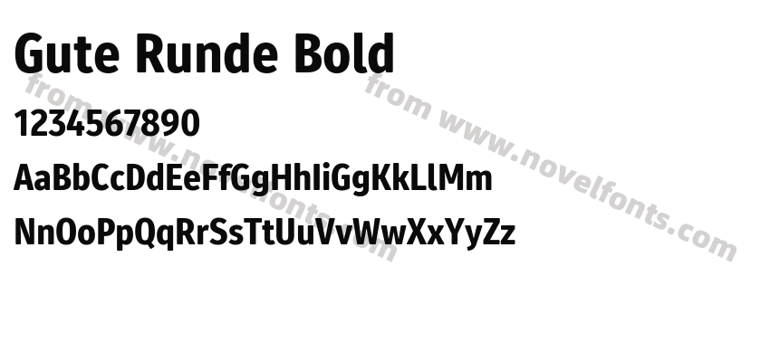 Gute Runde BoldPreview