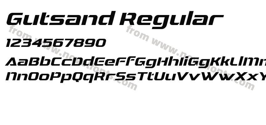 Gutsand RegularPreview