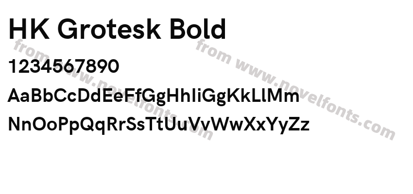 HK Grotesk BoldPreview