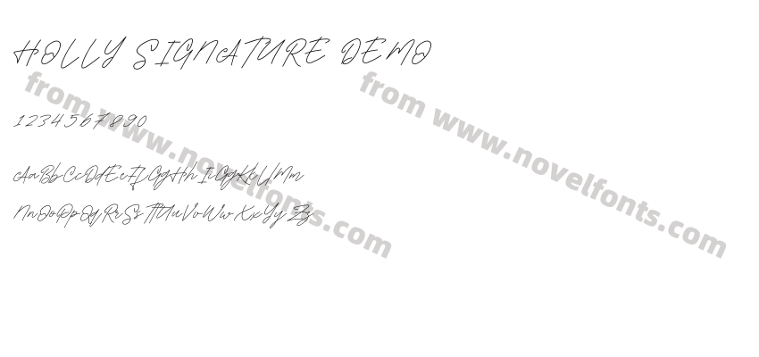 HOLLY SIGNATURE DEMOPreview