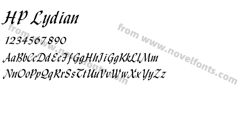HP LydianPreview