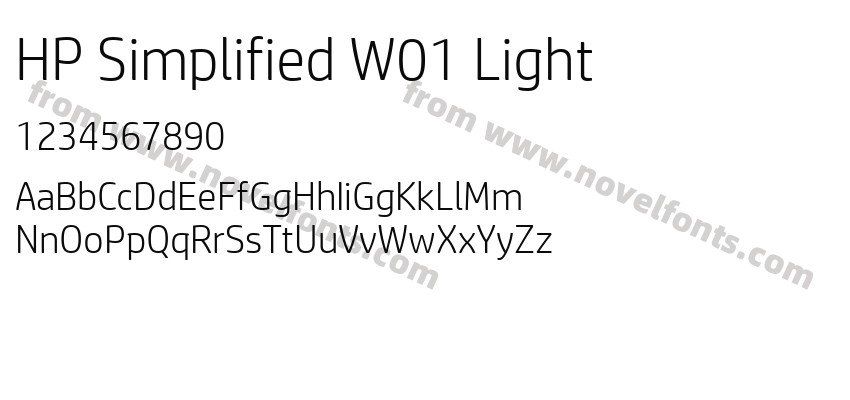 HP Simplified W01 LightPreview