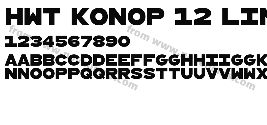 HWT Konop 12 LinePreview