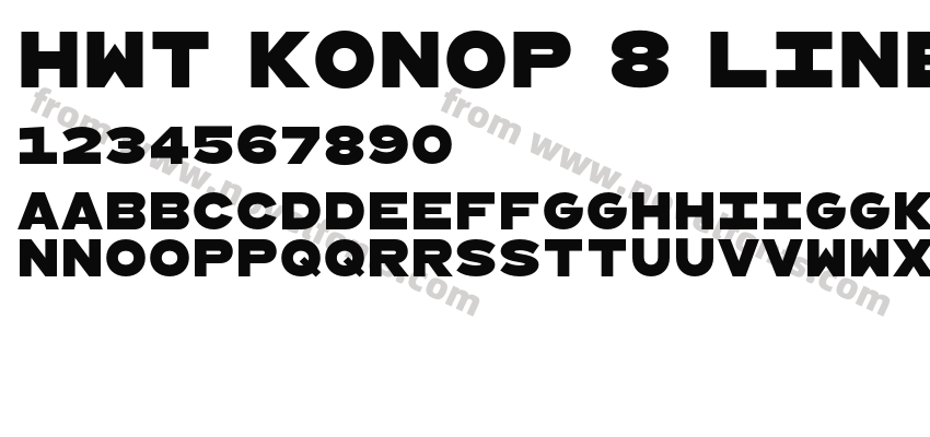 HWT Konop 8 LinePreview