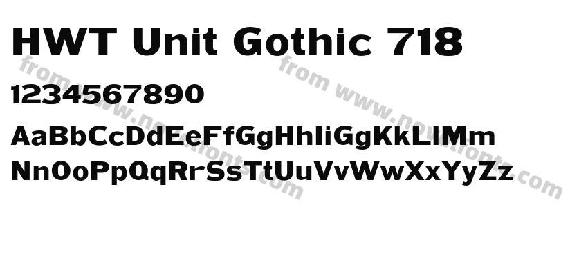 HWT Unit Gothic 718Preview
