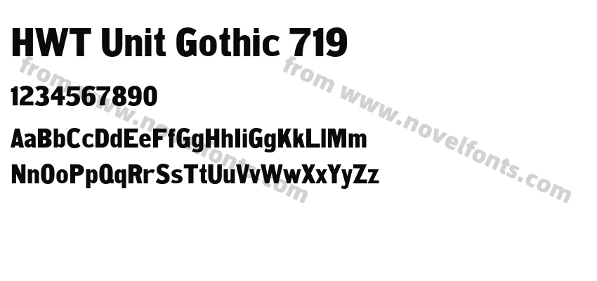 HWT Unit Gothic 719Preview