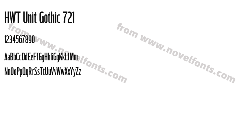 HWT Unit Gothic 721Preview