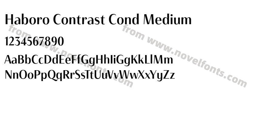 Haboro Contrast Cond MediumPreview
