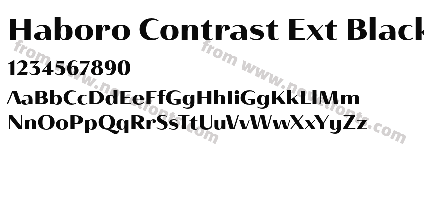 Haboro Contrast Ext BlackPreview