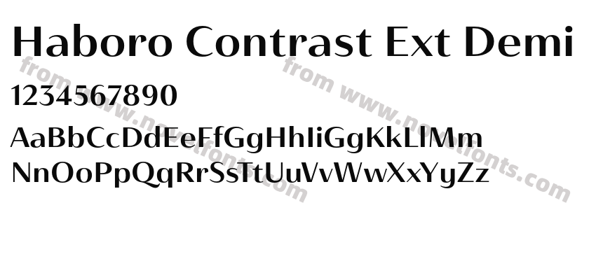 Haboro Contrast Ext DemiPreview