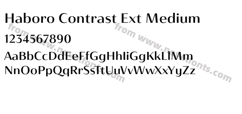 Haboro Contrast Ext MediumPreview