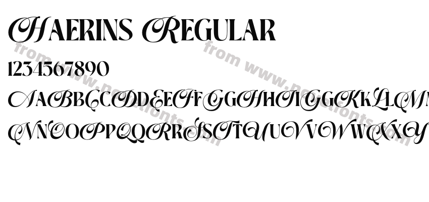 Haerins RegularPreview
