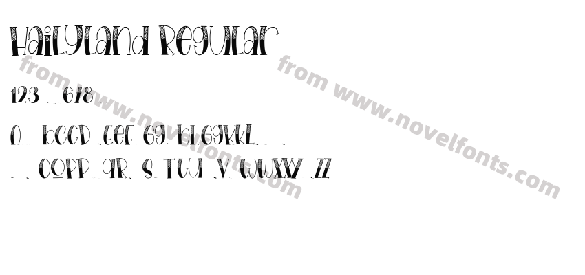 Hailyland RegularPreview