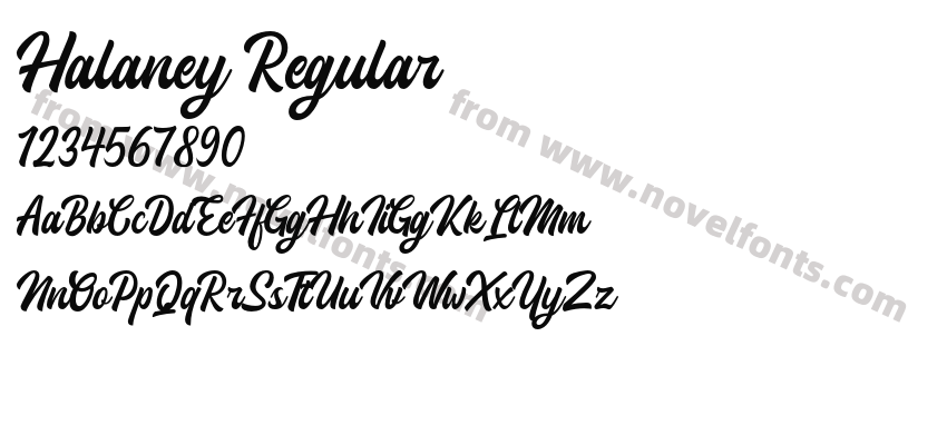 Halaney RegularPreview
