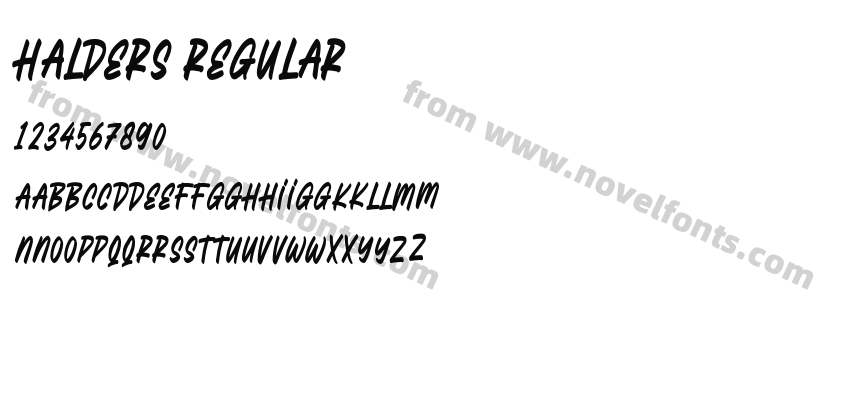 Halders RegularPreview