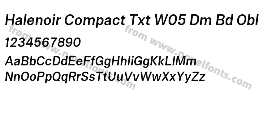 Halenoir Compact Txt W05 Dm Bd OblPreview