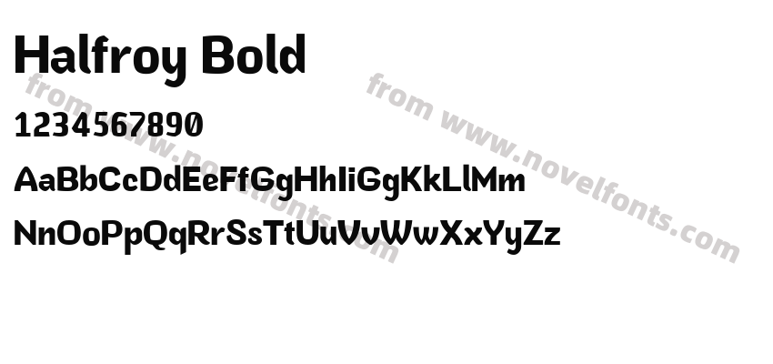 Halfroy BoldPreview