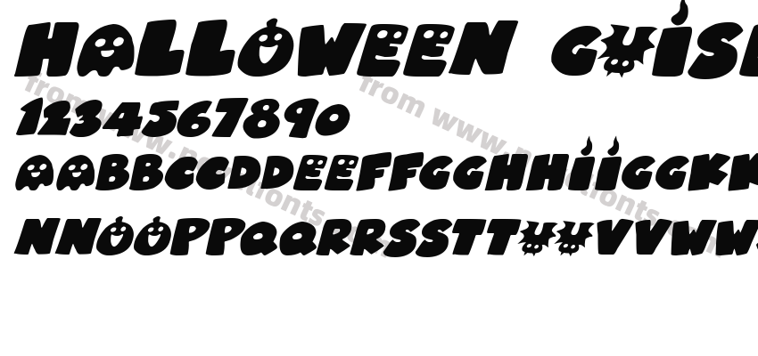 Halloween Guises ItalicPreview