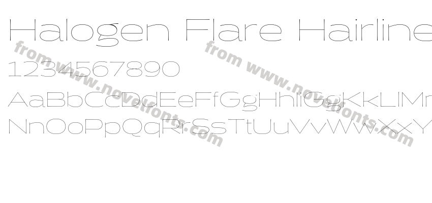 Halogen Flare HairlinePreview