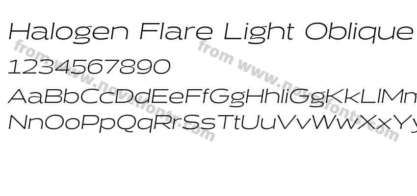 Halogen Flare Light ObliquePreview