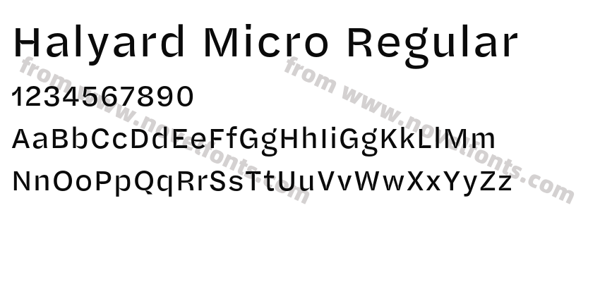 Halyard Micro RegularPreview