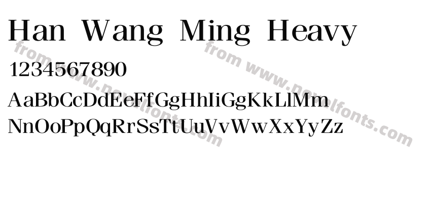 Han Wang Ming HeavyPreview