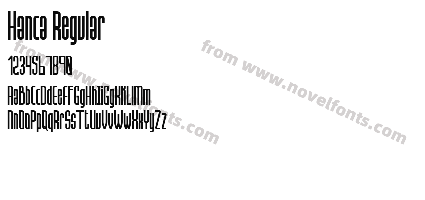 Hanca RegularPreview